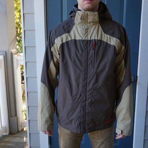 Men's Spider Ski Jacket (shell only) Size Large in Brown